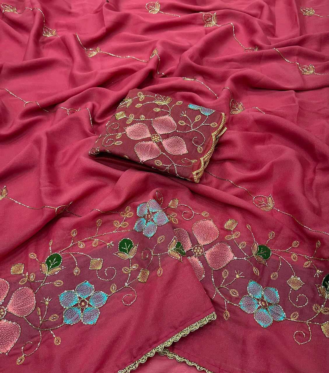 Georgette Designer Saree