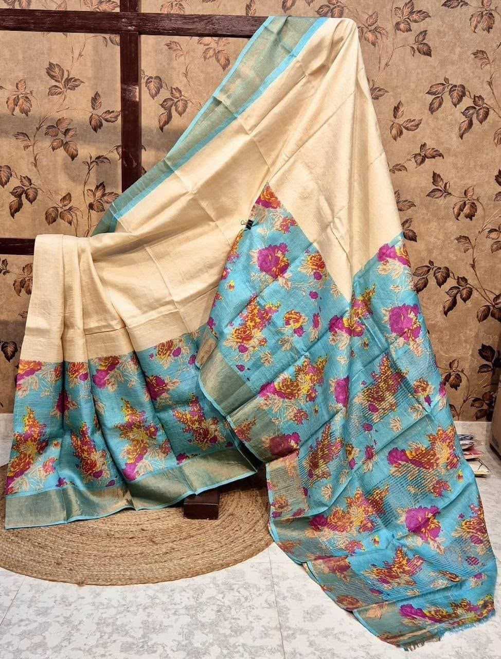 Tussar Silk Saree