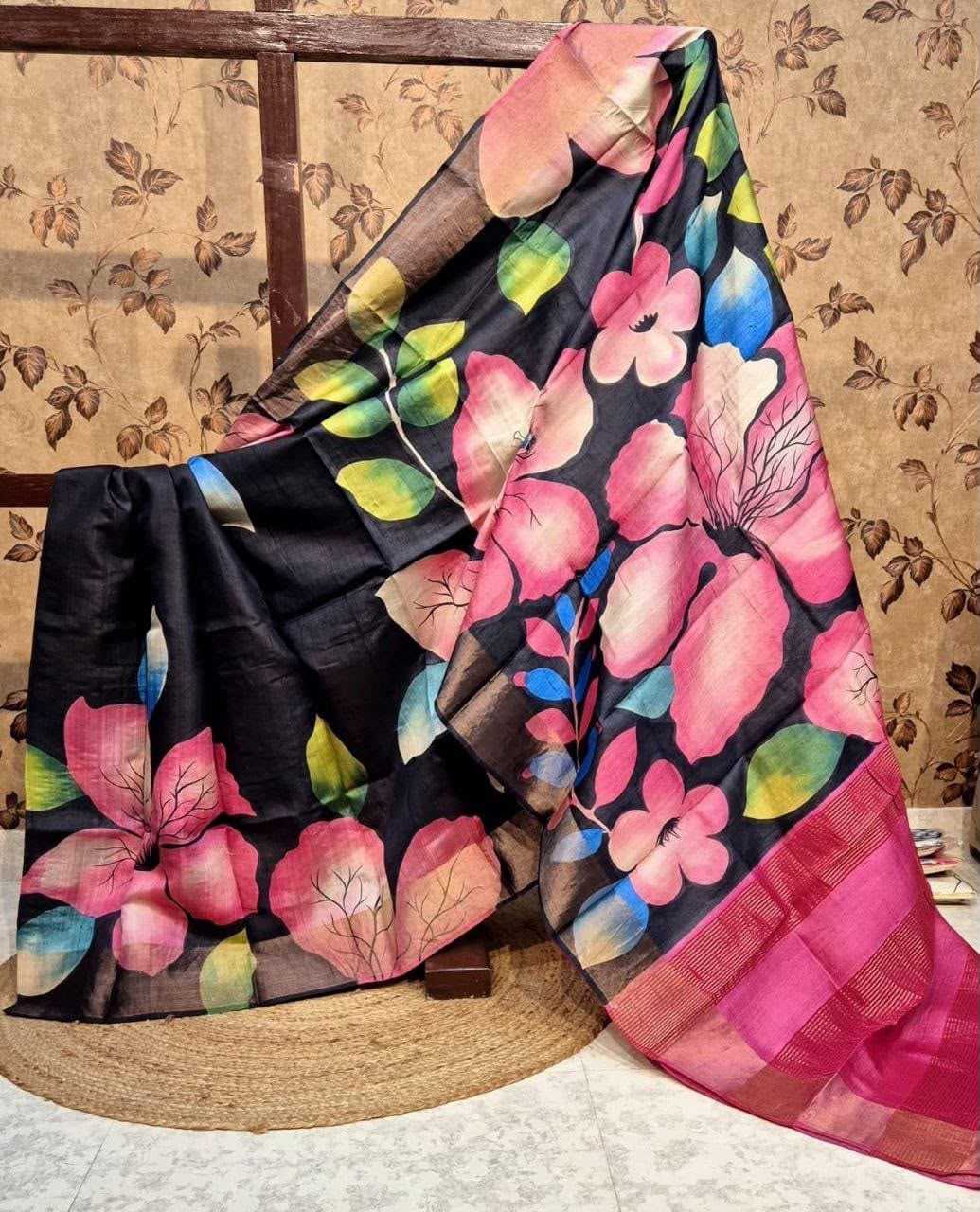 Tussar Silk Saree