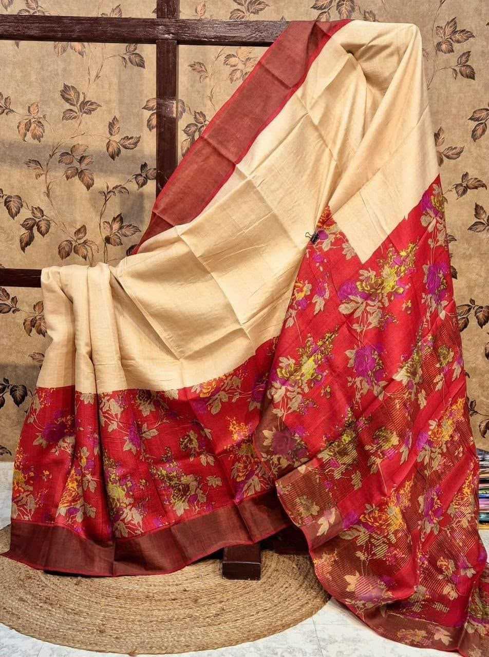 Tussar Silk Saree