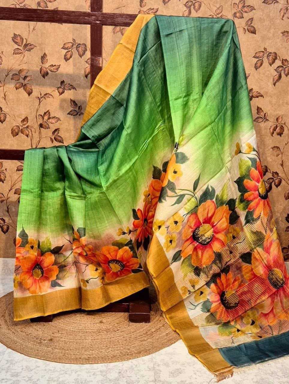 Tussar Silk Saree