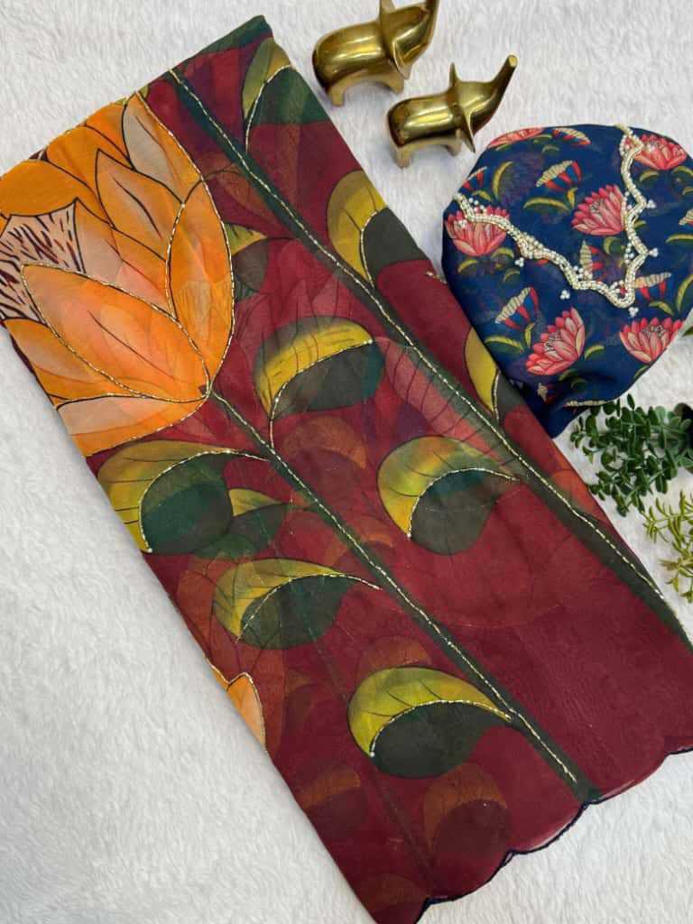 Printed Saree
