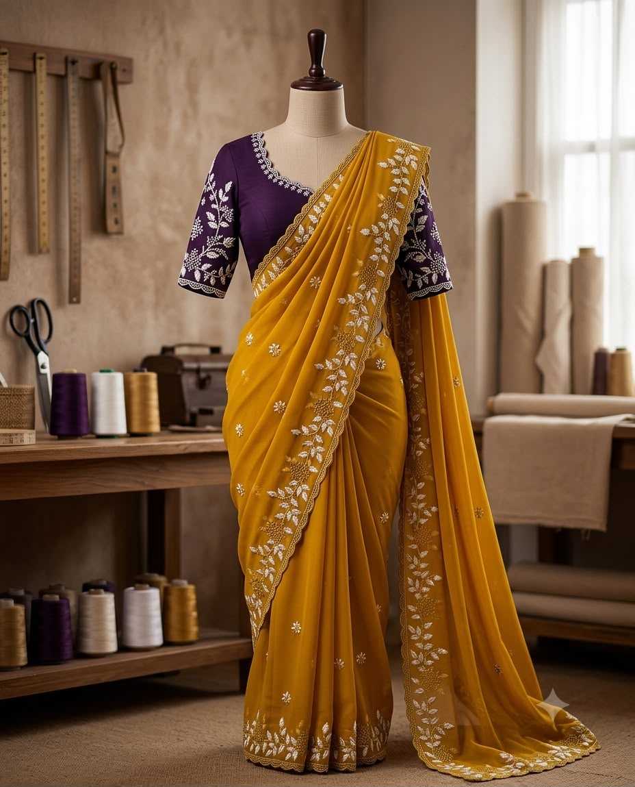 Georgette Party Wear Saree