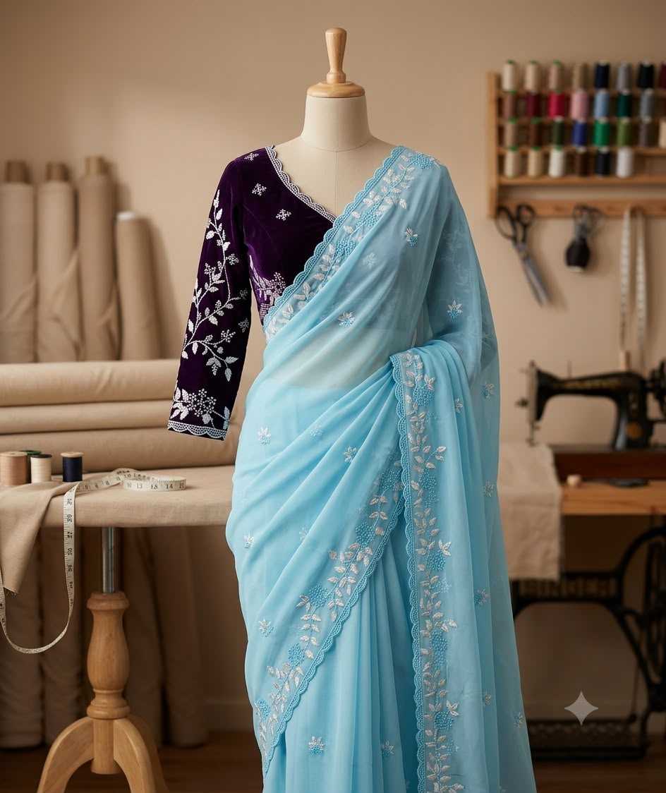 Georgette Party Wear Saree