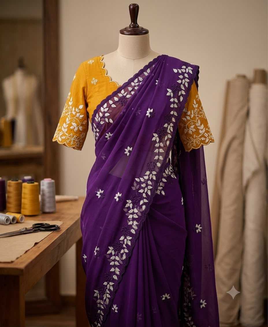 Georgette Party Wear Saree