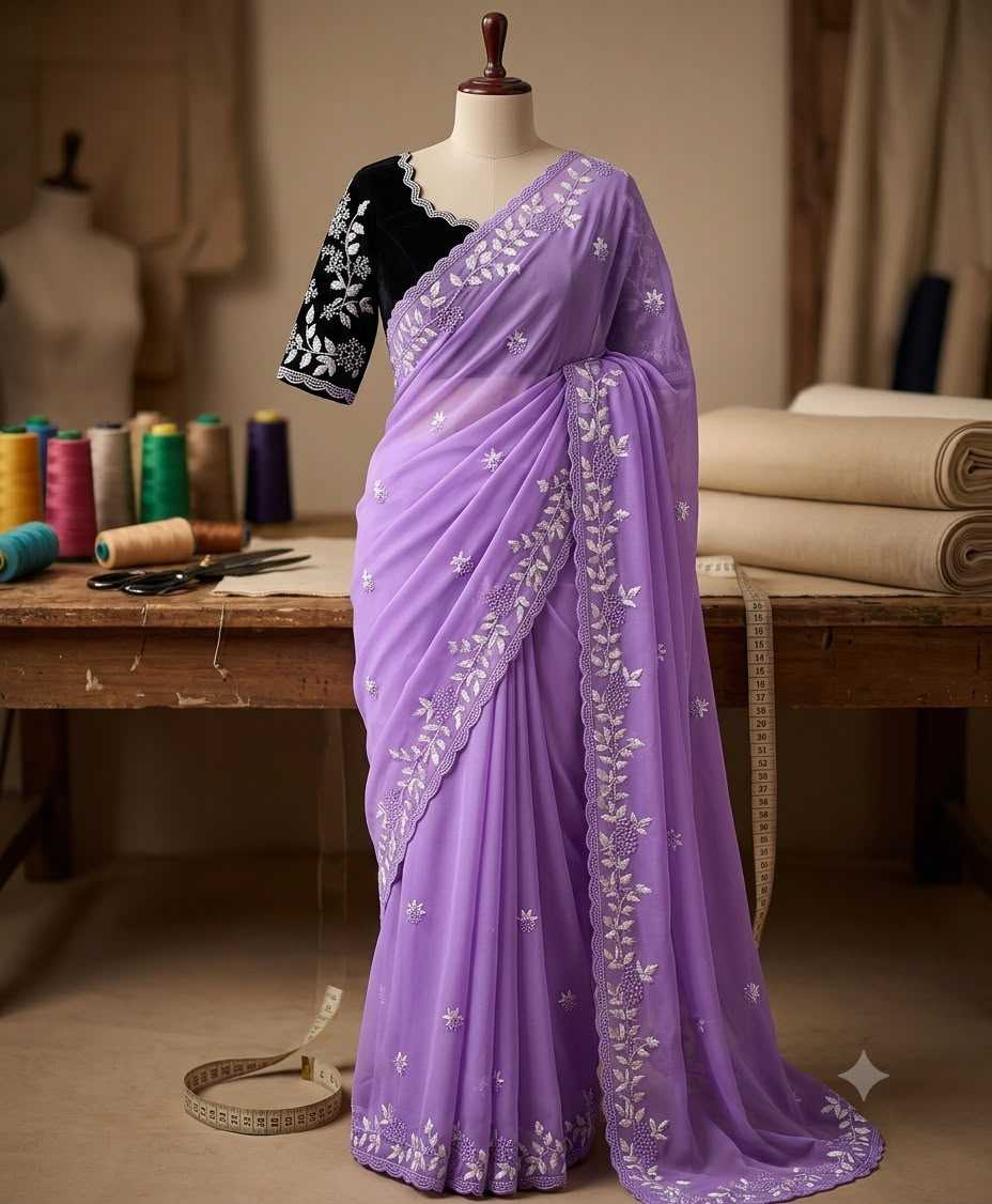 Georgette Party Wear Saree