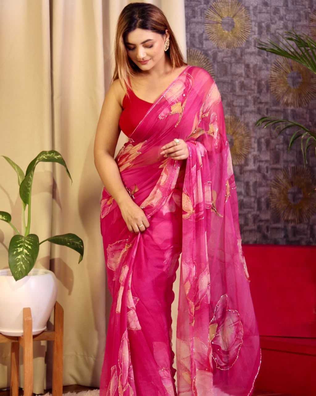 Printed Saree