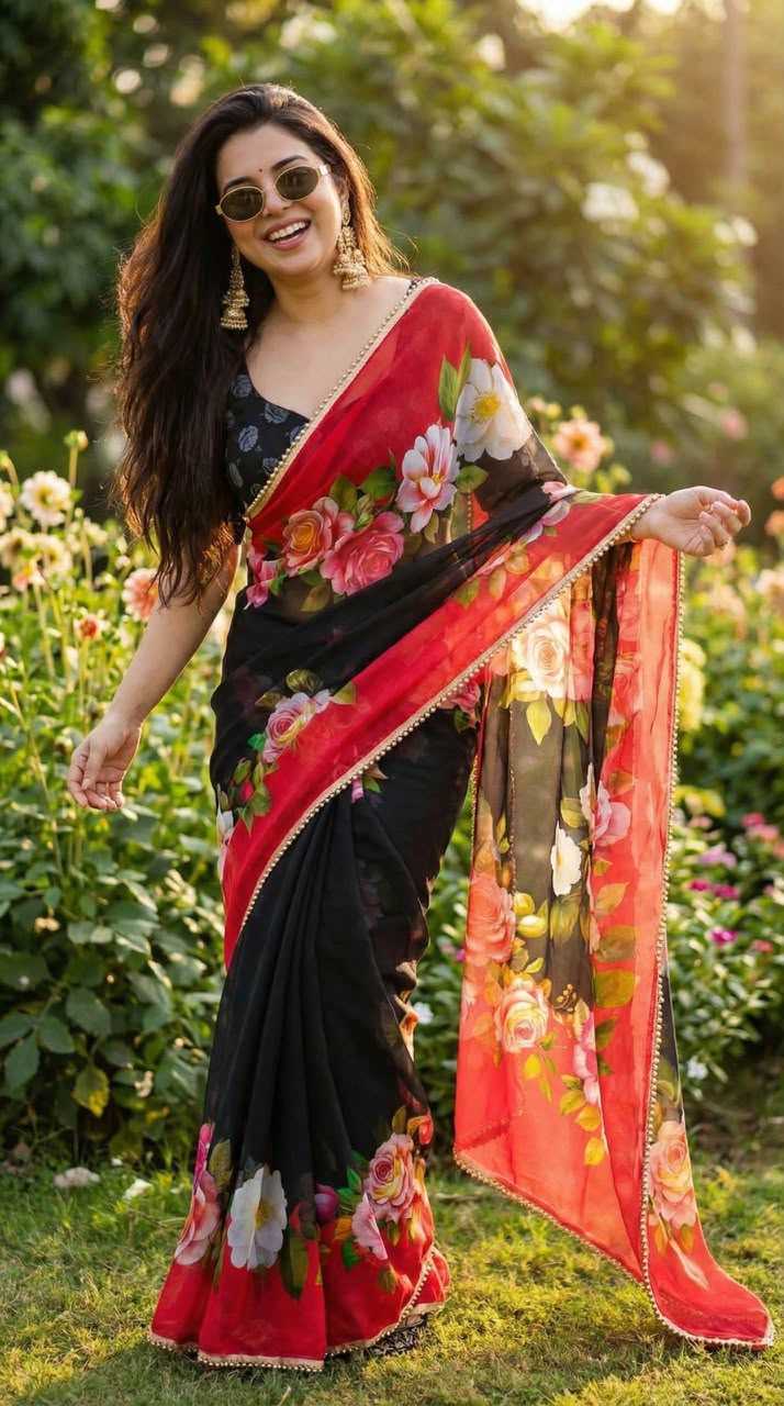 Georgette Designer Saree