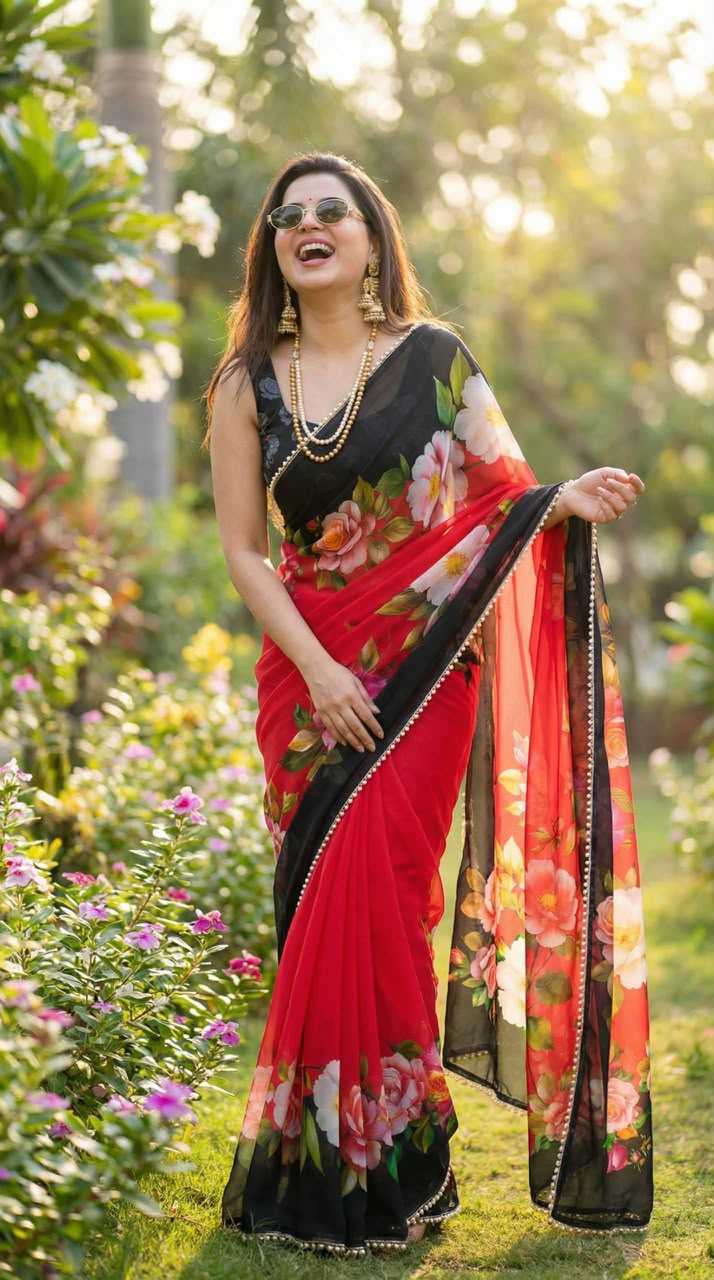 Georgette Designer Saree