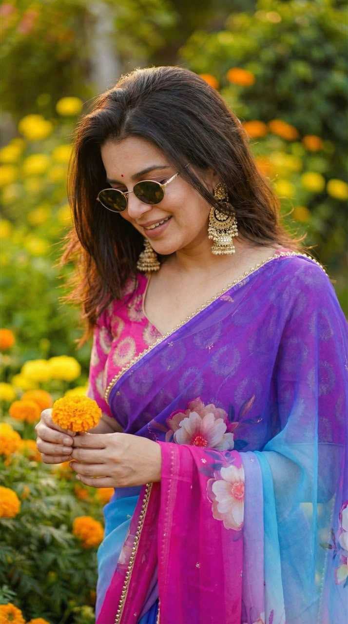 Georgette Designer Saree