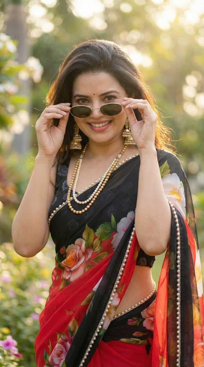 Georgette Designer Saree