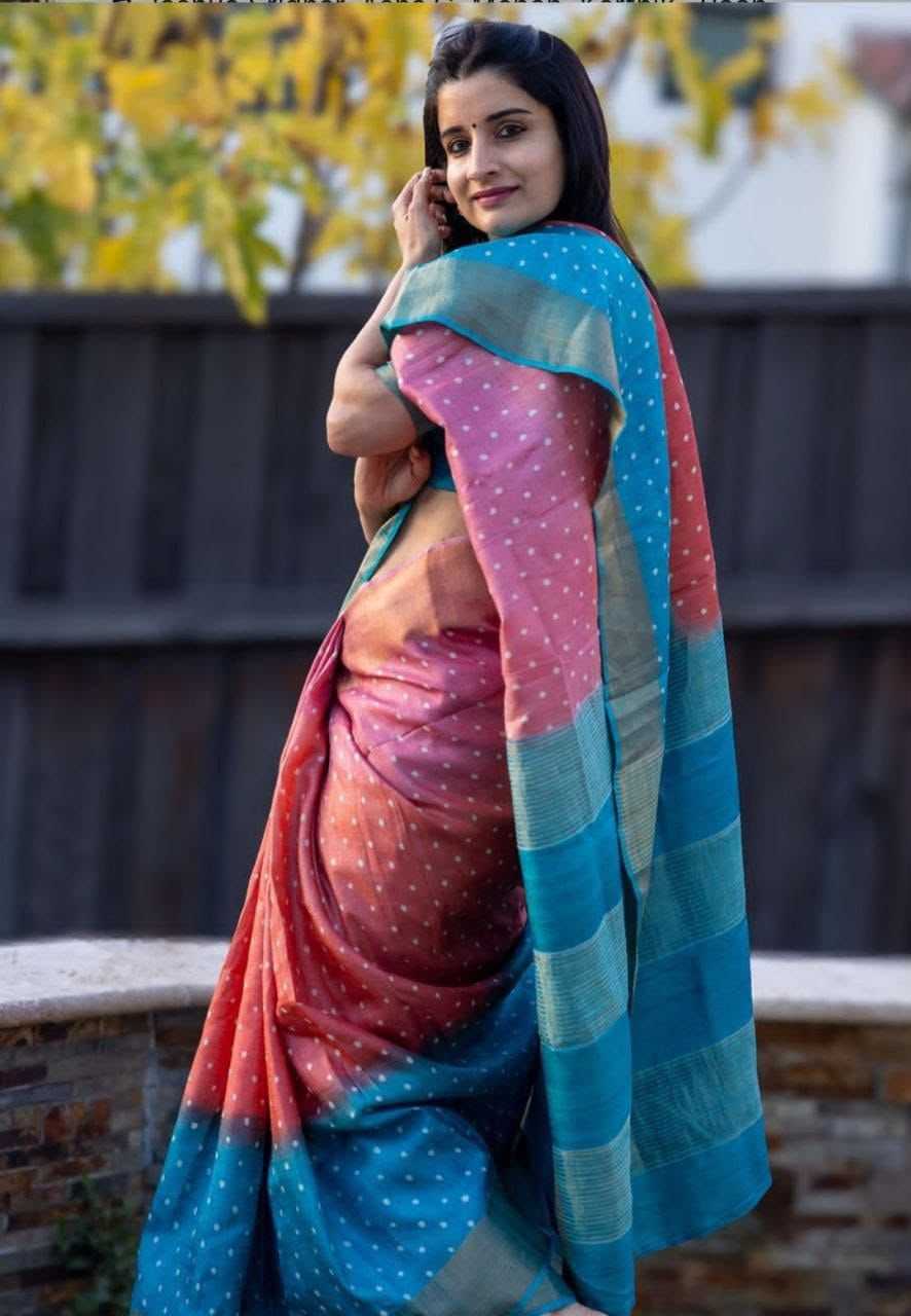 Chayanika Tussar Silk Designer Saree