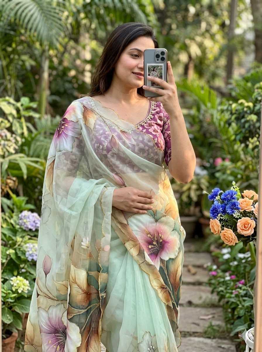 Printed Saree