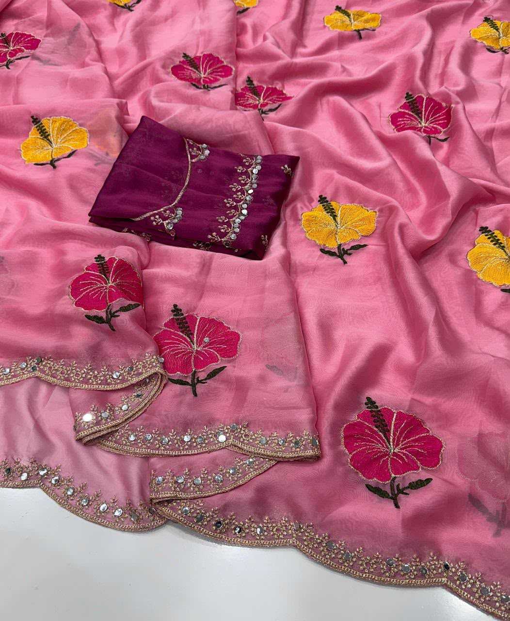 Chitravya Rangoli Silk Traditional Saree