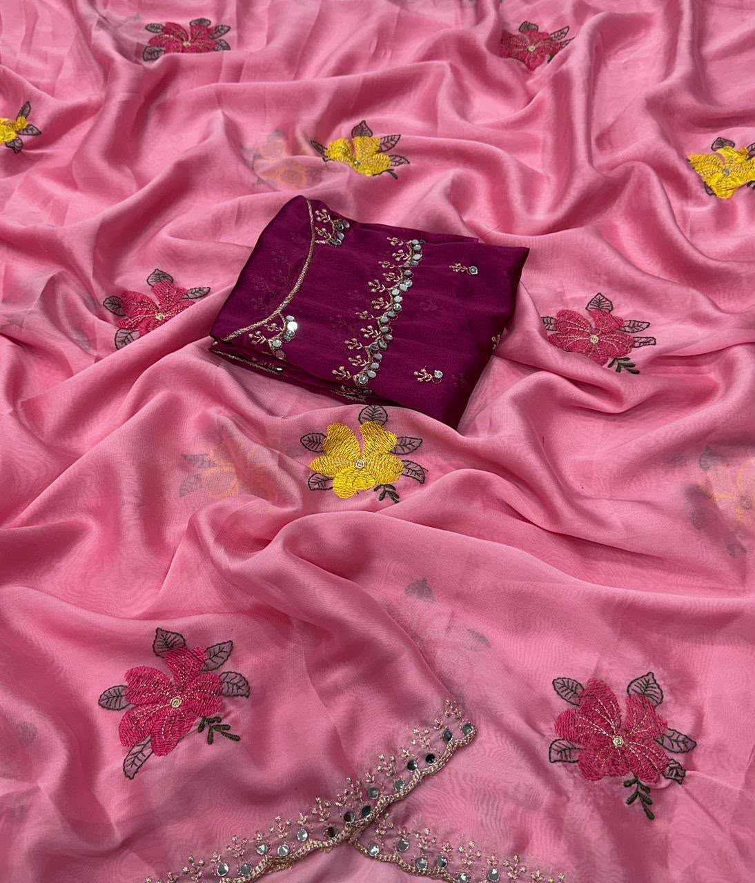 Chitravya Rangoli Silk Traditional Saree