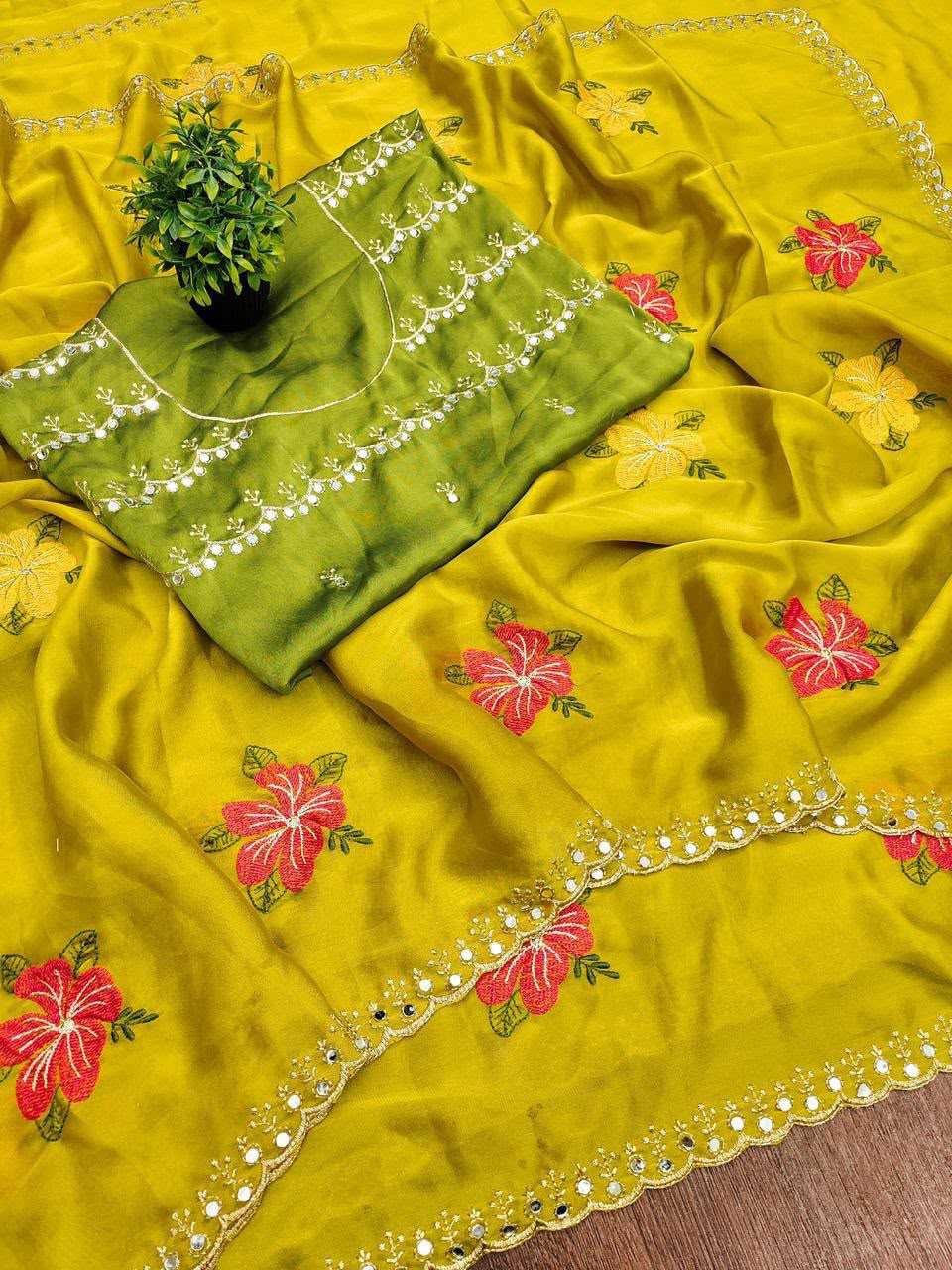 Chitravya Rangoli Silk Traditional Saree