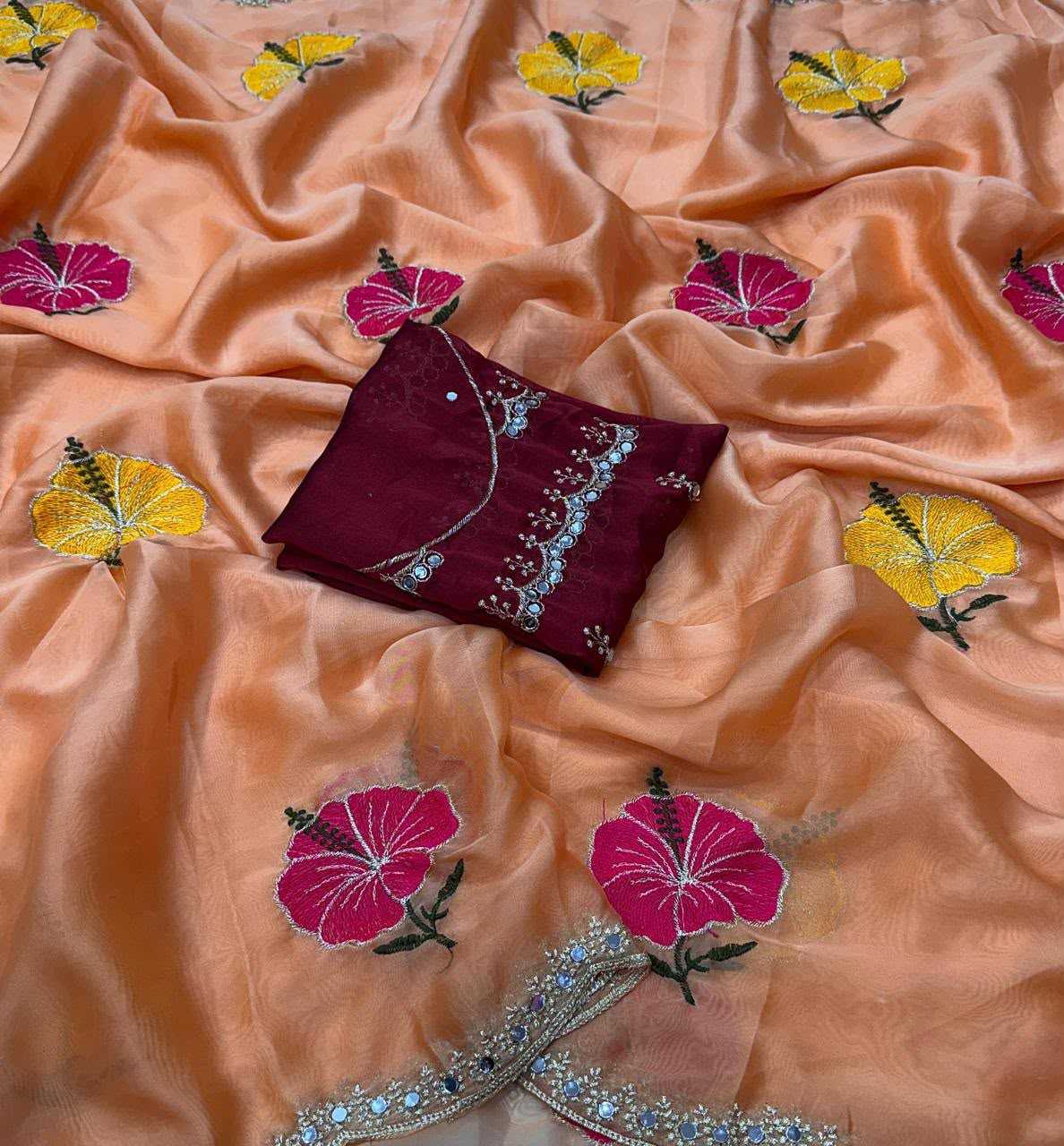 Chitravya Rangoli Silk Traditional Saree
