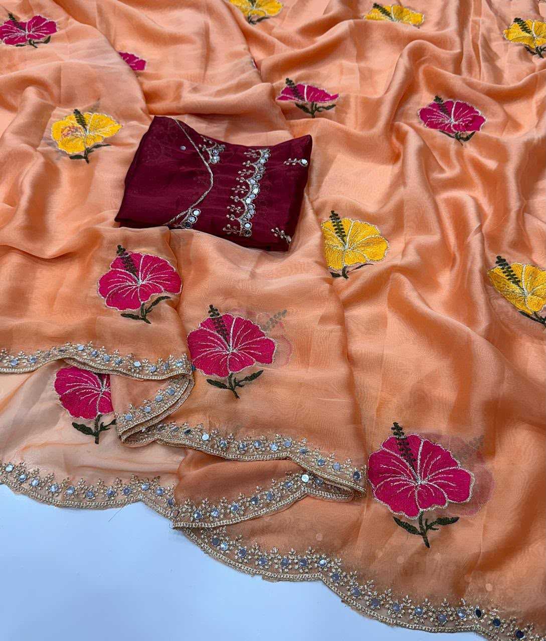Chitravya Rangoli Silk Traditional Saree