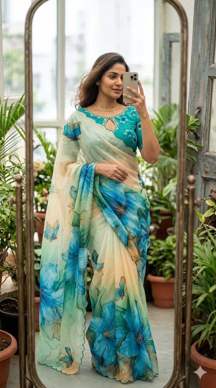 Printed Saree