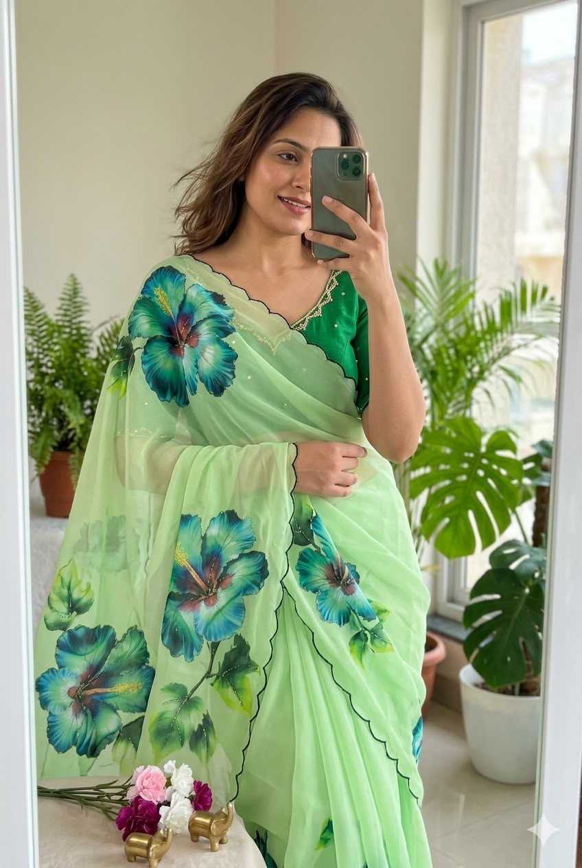 Printed Saree