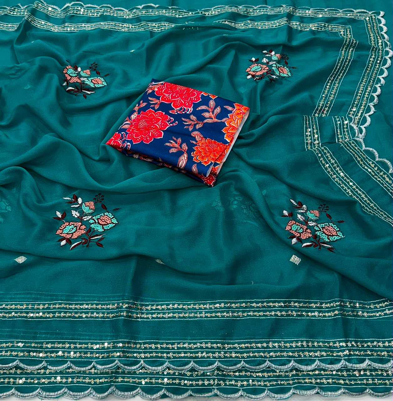Georgette Designer Saree