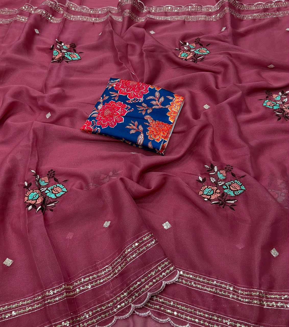 Georgette Designer Saree
