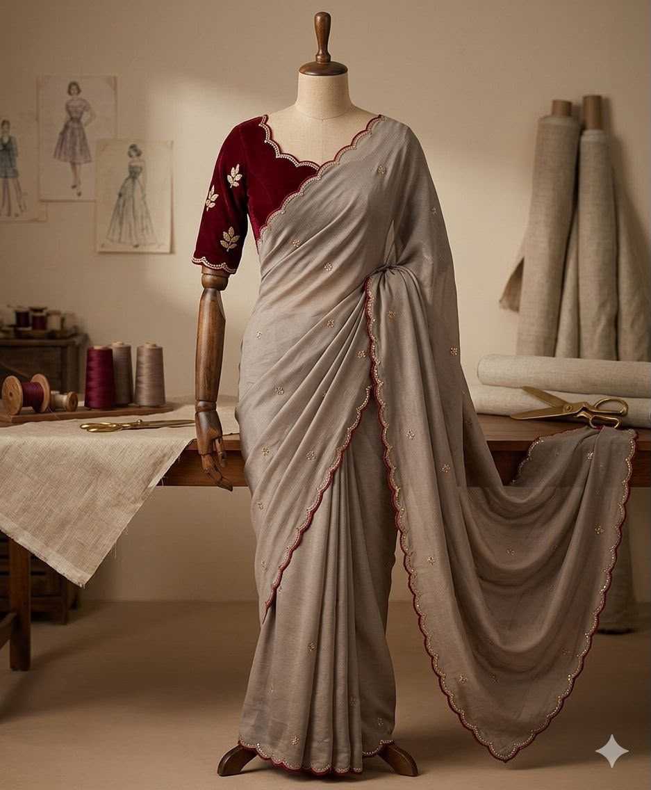 Party Wear Silk Saree