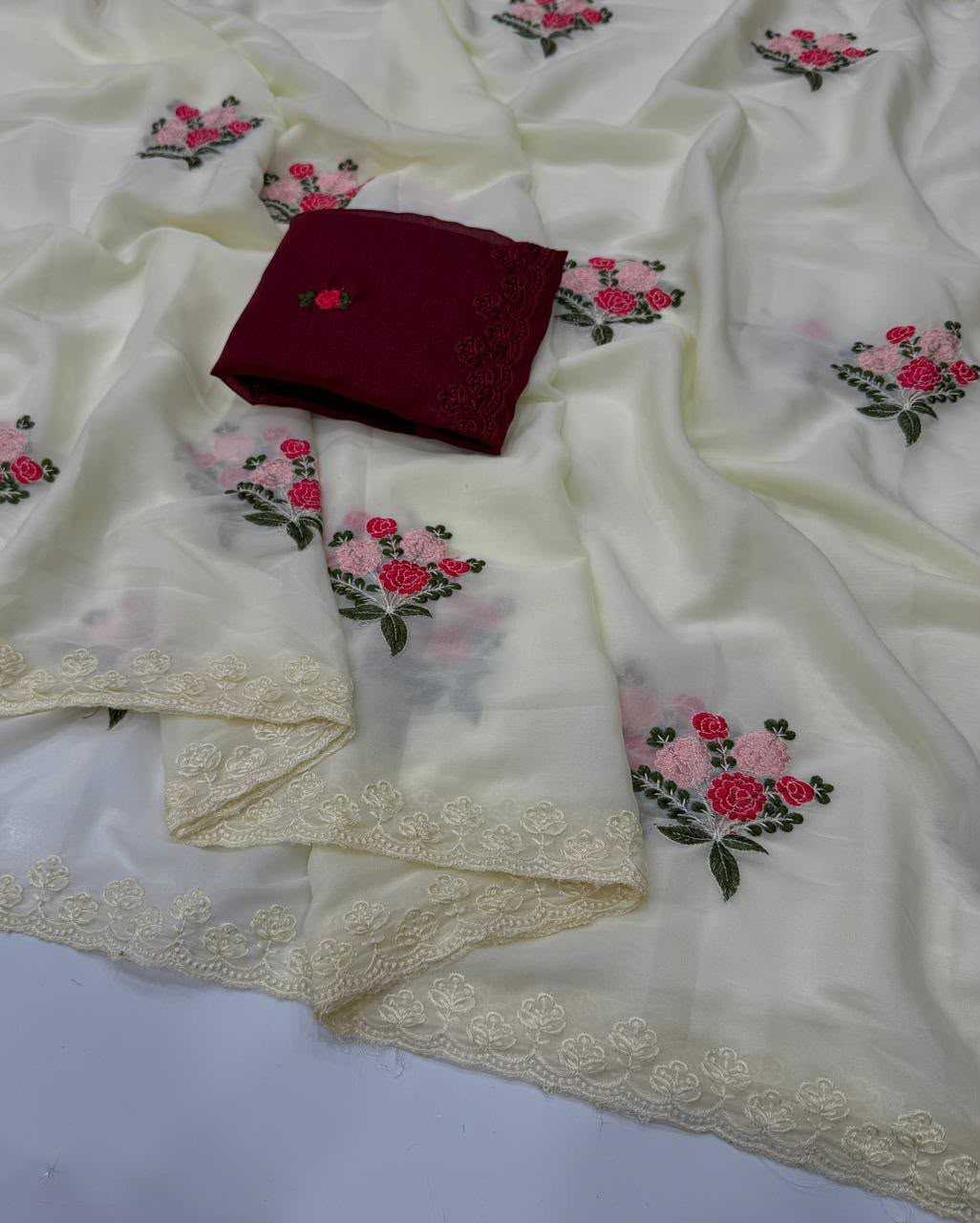 Georgette Designer Saree
