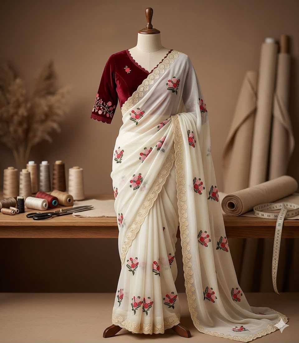 Georgette Designer Saree