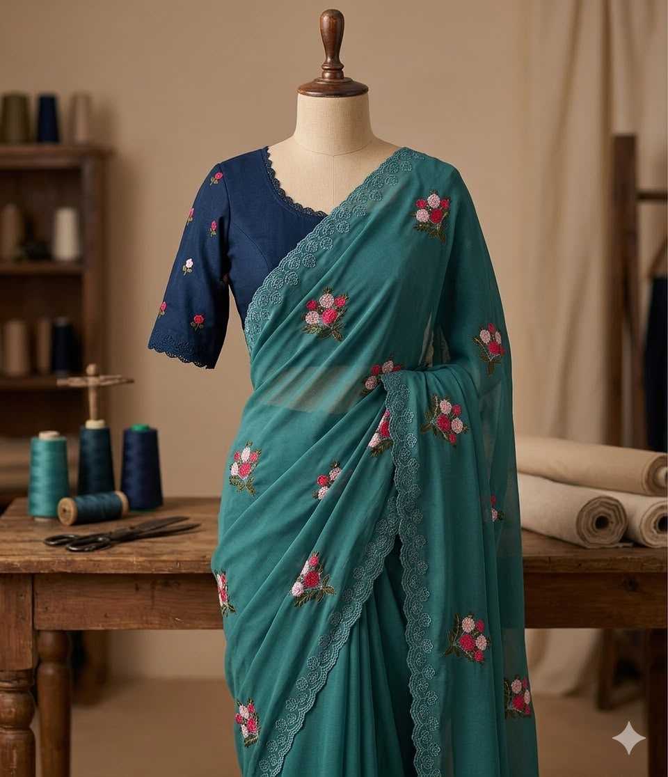 Georgette Designer Saree