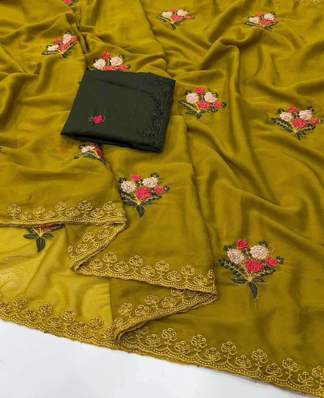 Georgette Designer Saree