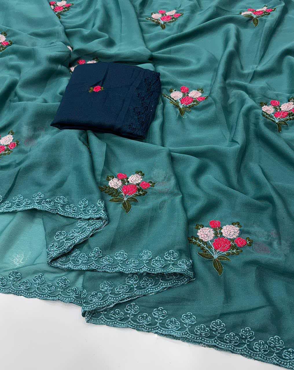 Georgette Designer Saree