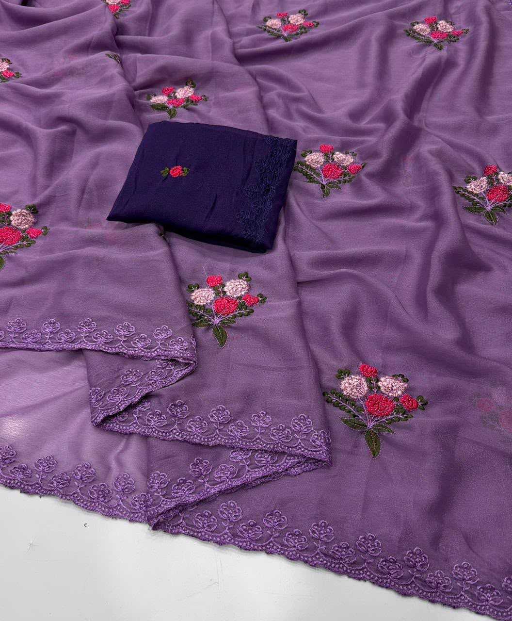 Georgette Designer Saree