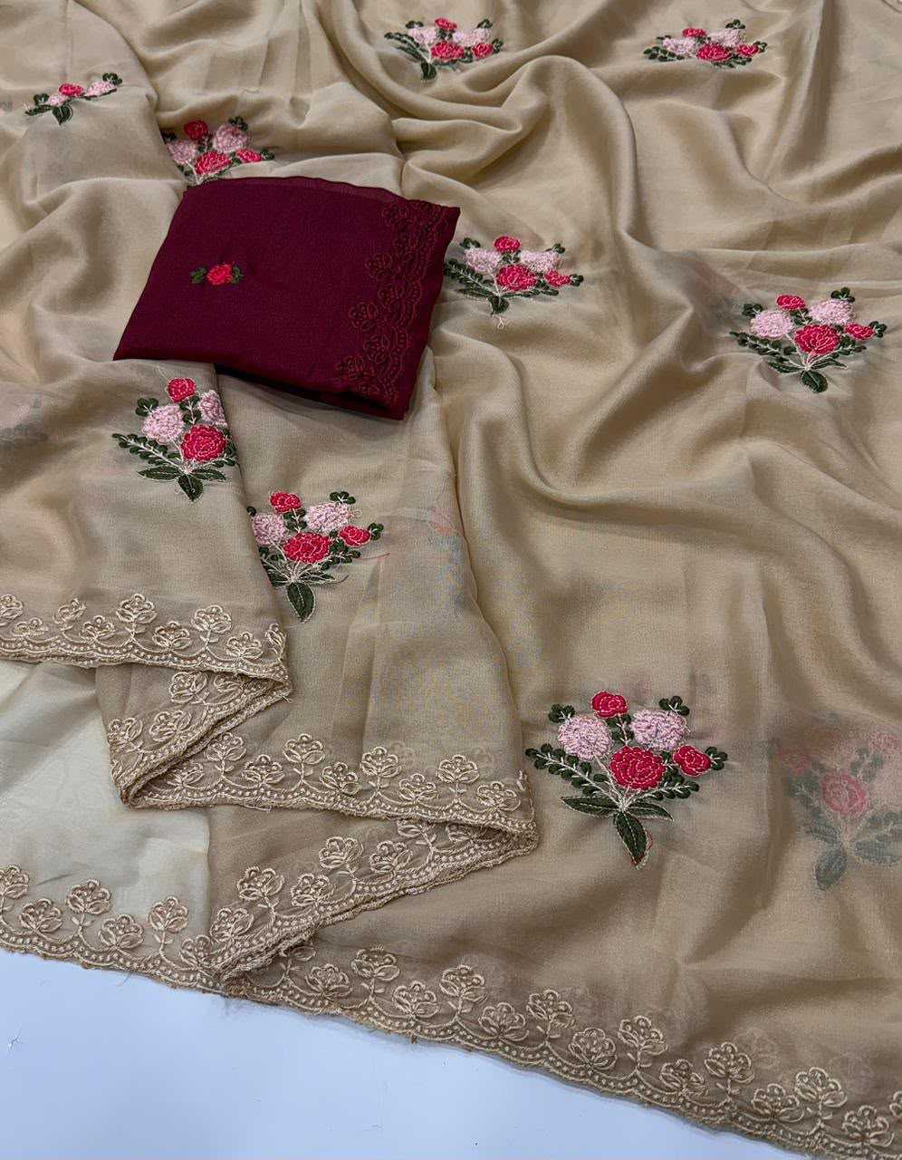 Georgette Designer Saree