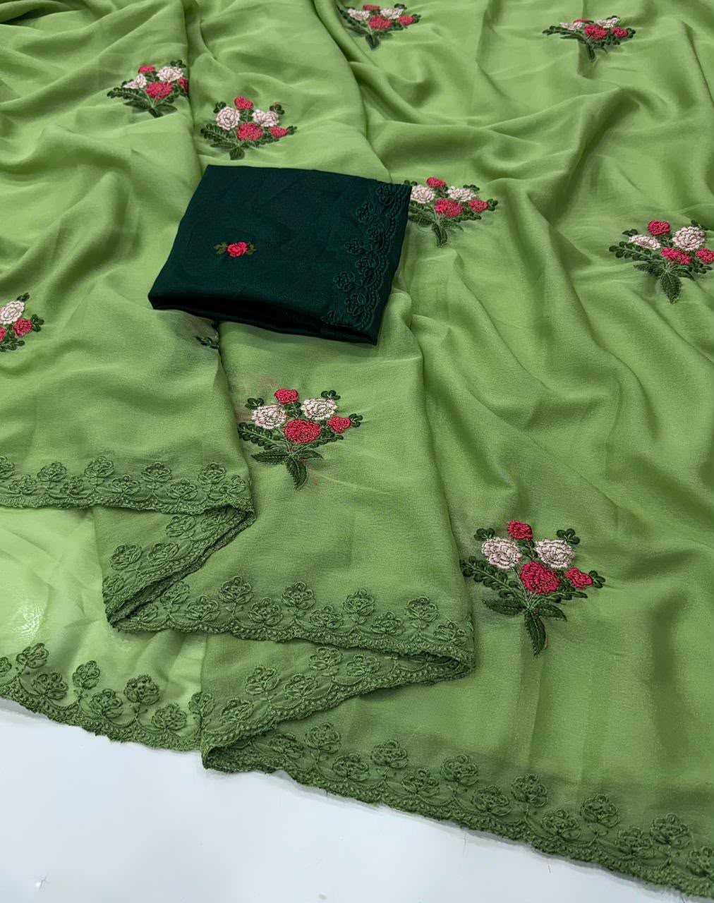 Georgette Designer Saree