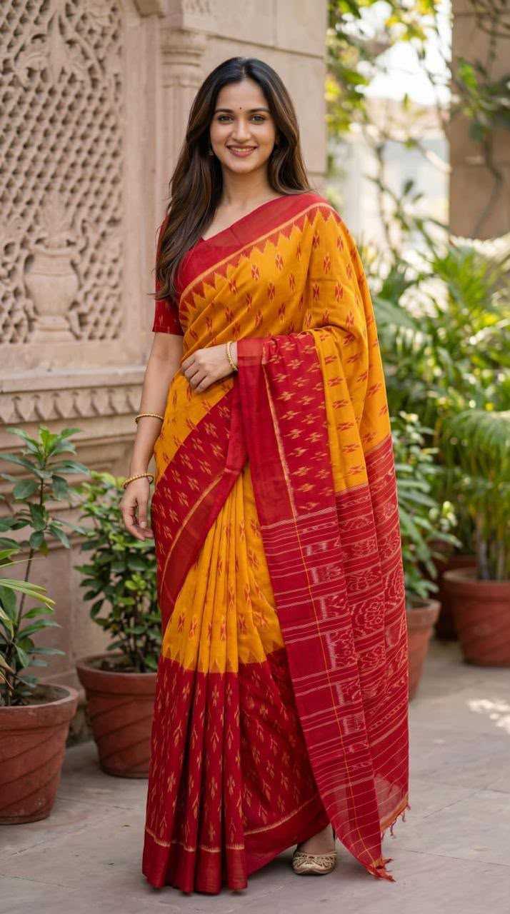 Linen Designer Saree