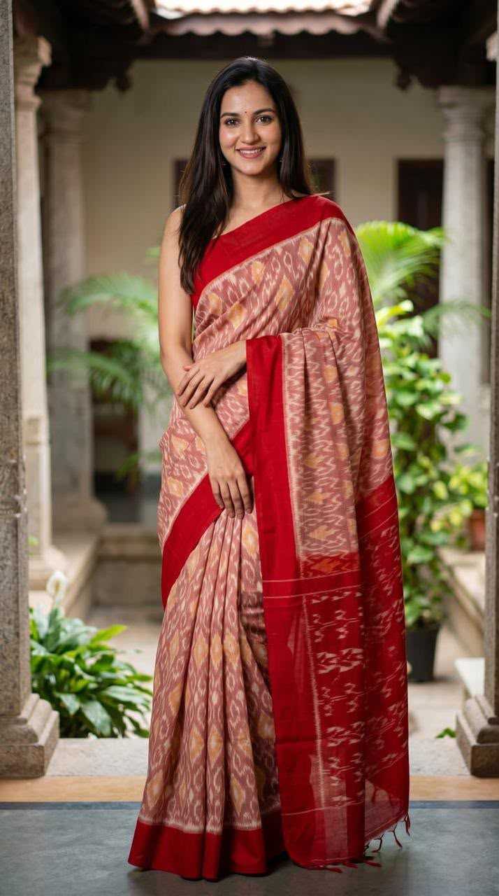 Linen Designer Saree