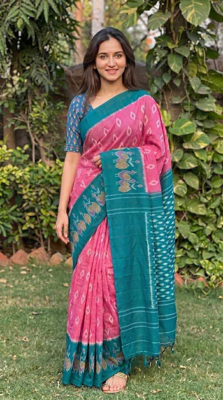 Linen Designer Saree