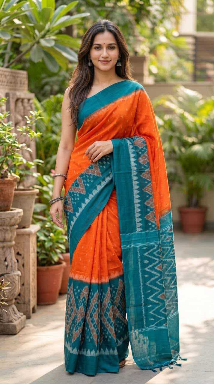 Linen Designer Saree