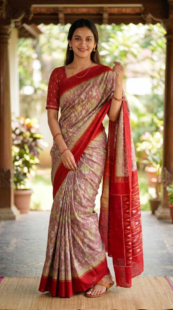 Linen Designer Saree