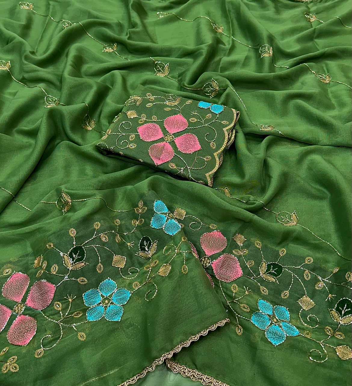 Georgette Party Wear Saree