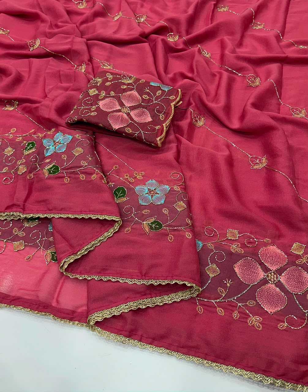 Georgette Party Wear Saree