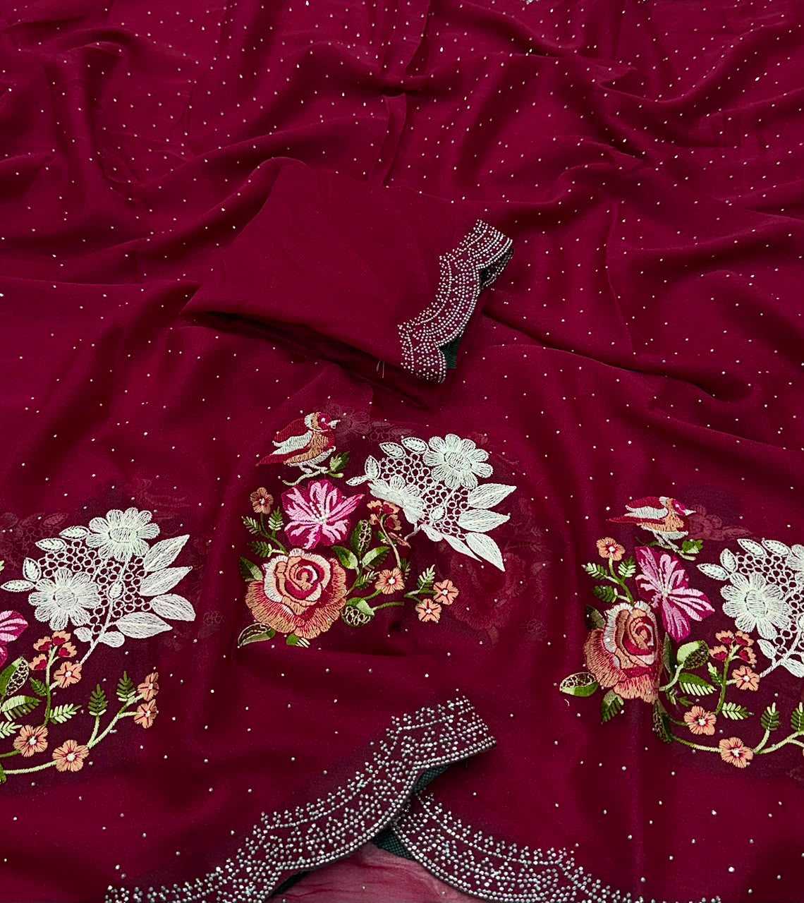 Fancy Georgette Saree