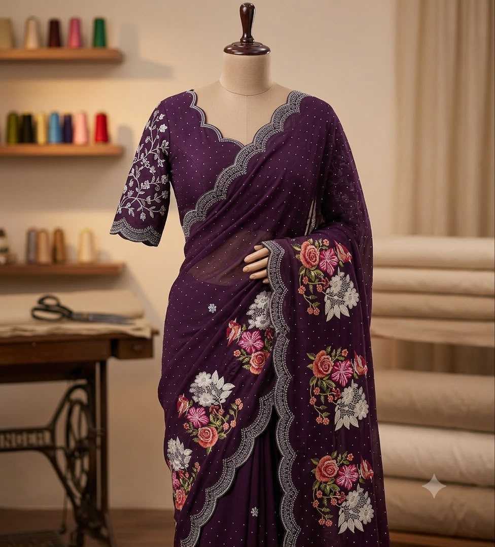 Fancy Georgette Saree