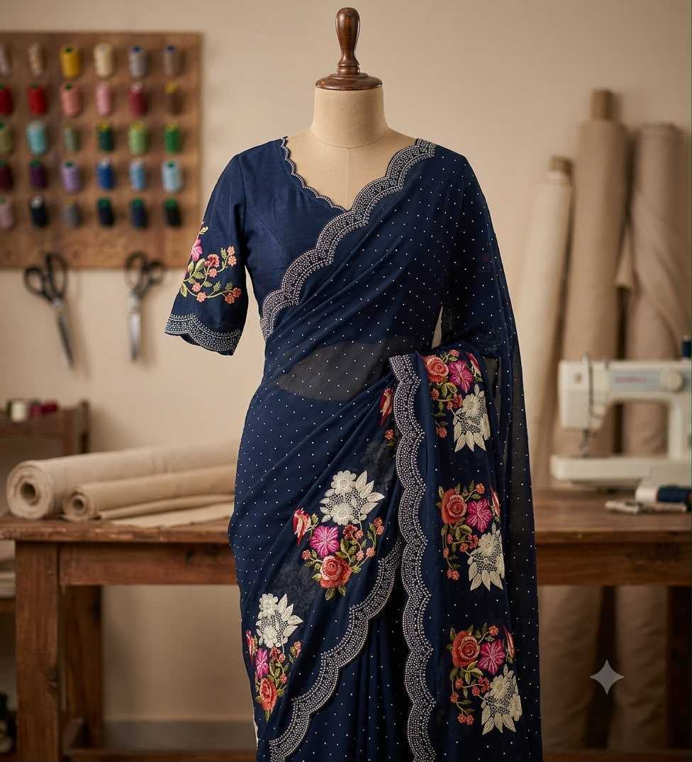 Fancy Georgette Saree