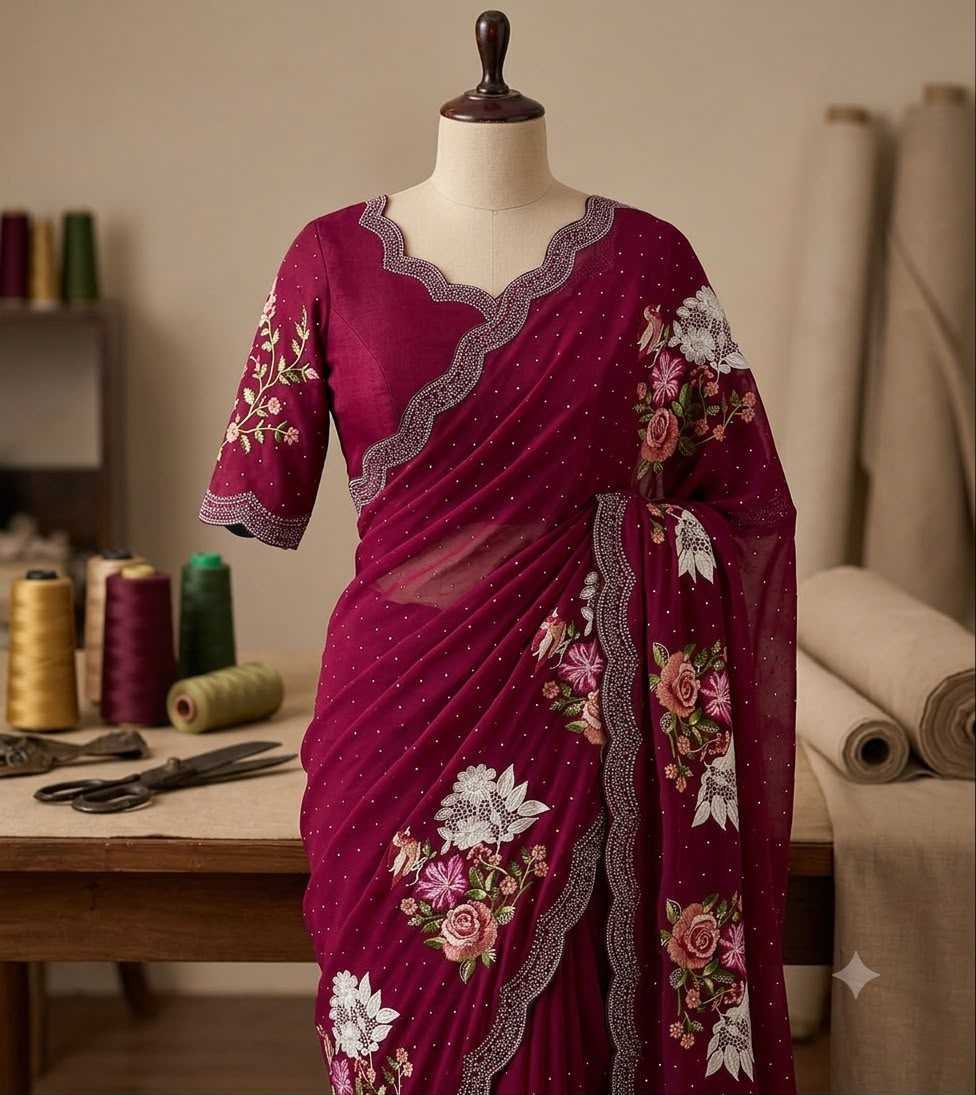 Fancy Georgette Saree