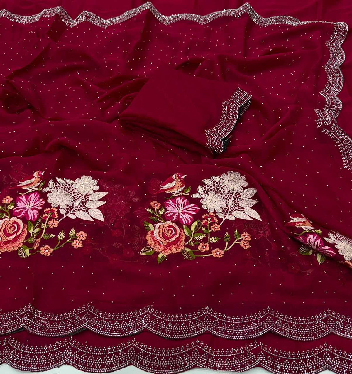 Fancy Georgette Saree