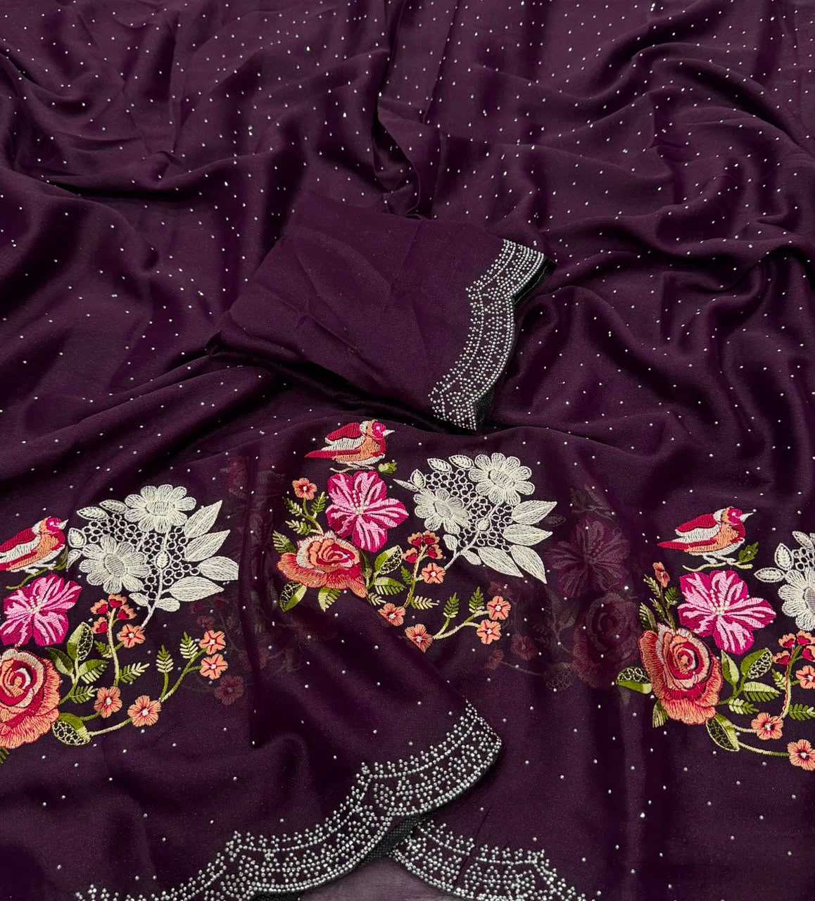 Fancy Georgette Saree