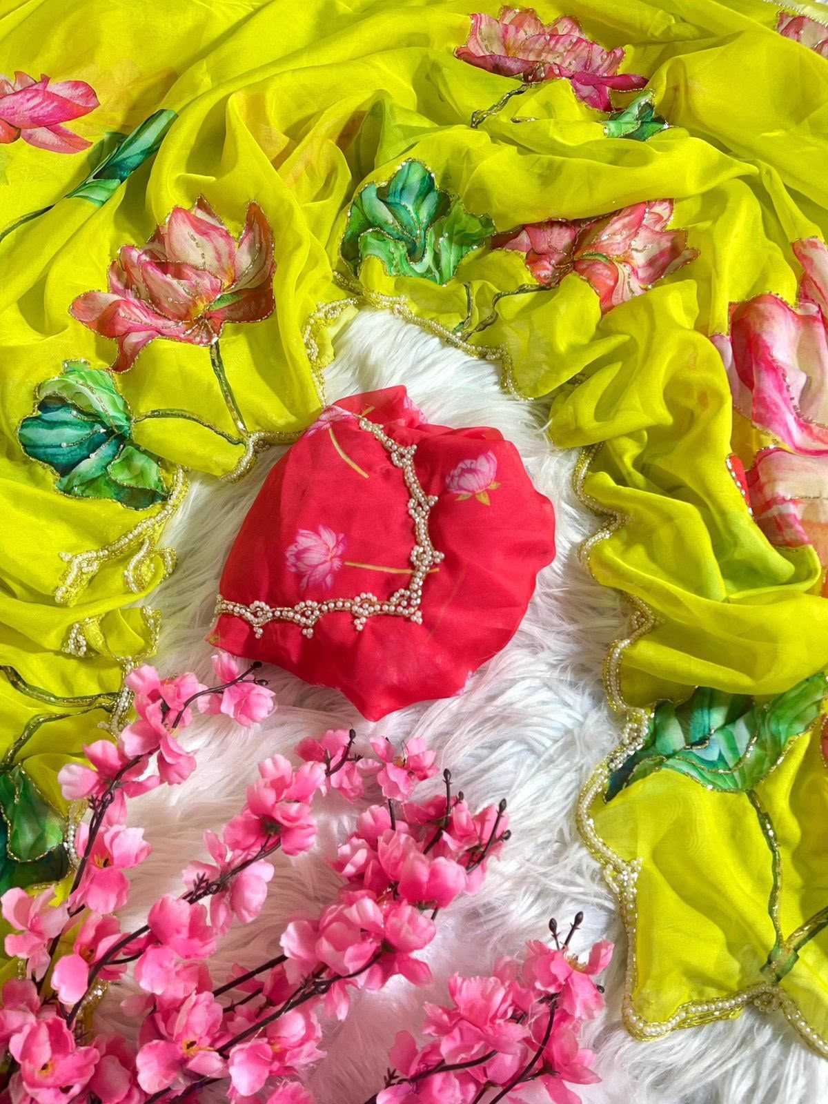 Georgette Printed Saree