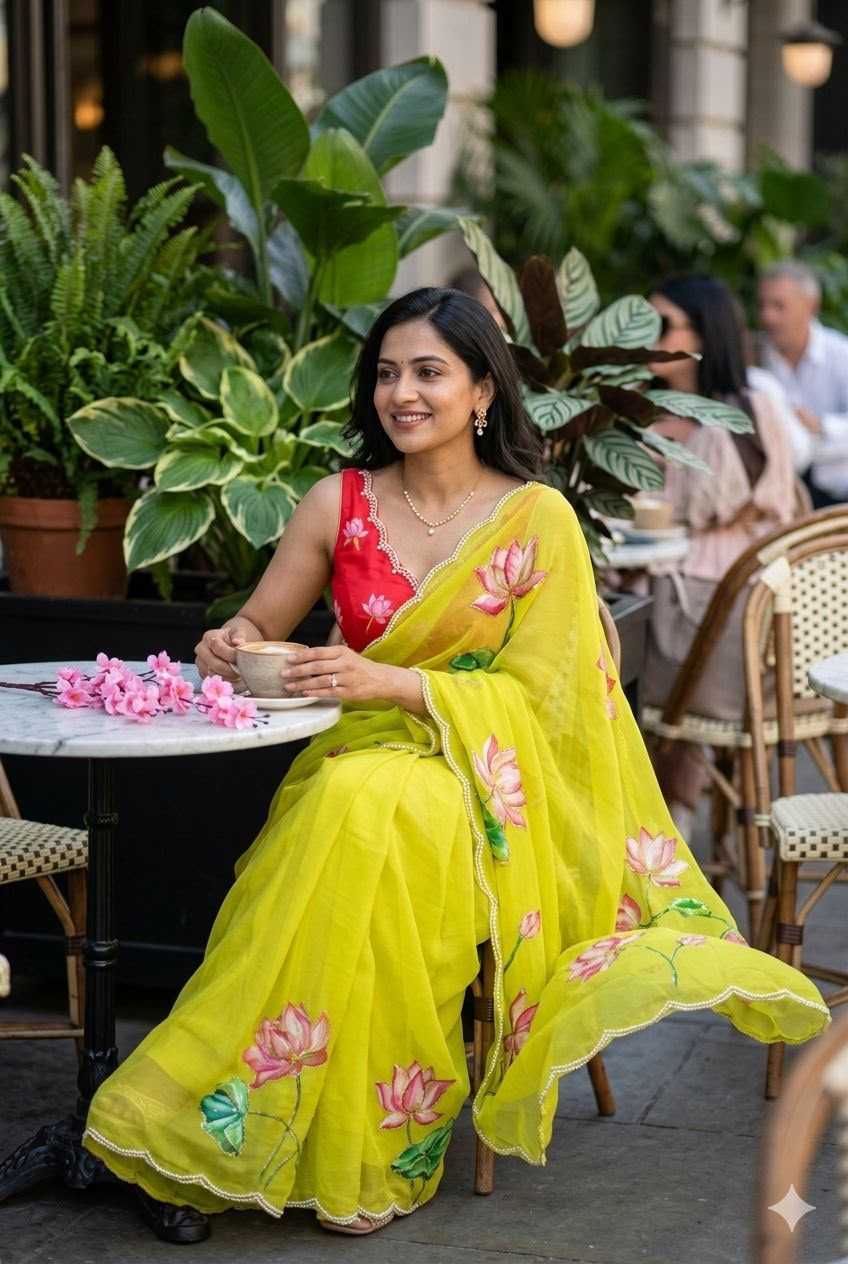 Georgette Printed Saree